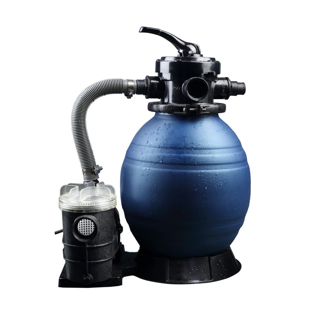 12 Inch Great Above Ground Sand Filter Pump for Swimming Pool Top-mount Valve Sand Filter System Clean up to 20,000L Pool