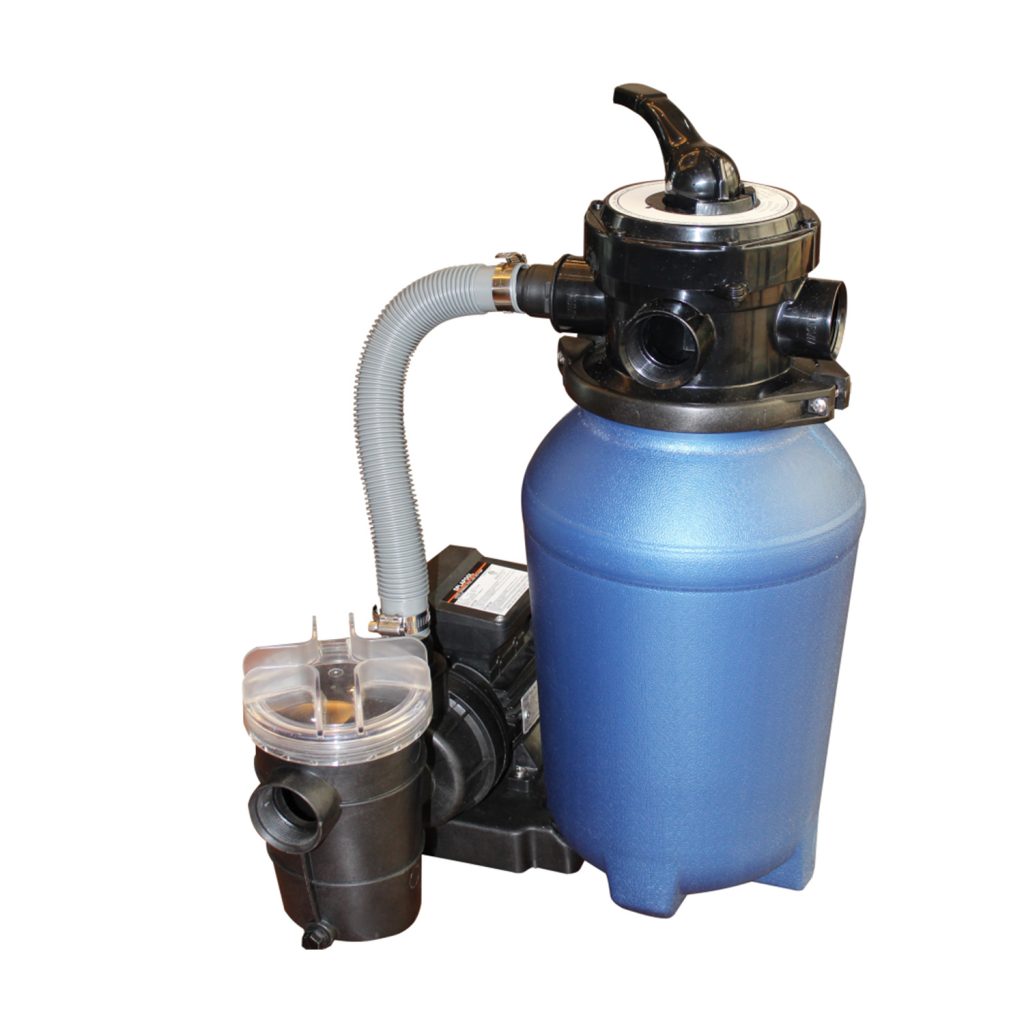 10 Inch Sand Filter System For4-way Valve for Above Ground Pool with 0.25HP Prefilter Pool Pump