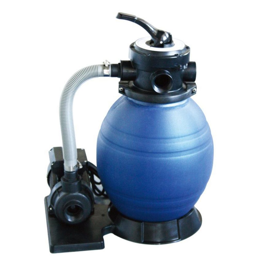12 Inch Above Ground Pool Filter System with 0.25HP Pump for Swimming Pool Combo 4 Way Valve