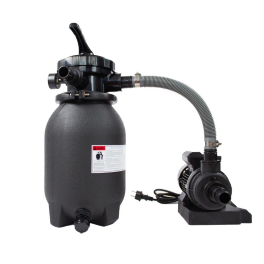 10 Inch Sand Filter System with 6-way Valve for Above Ground Pool Filtration with 0.2HP Pool Pump