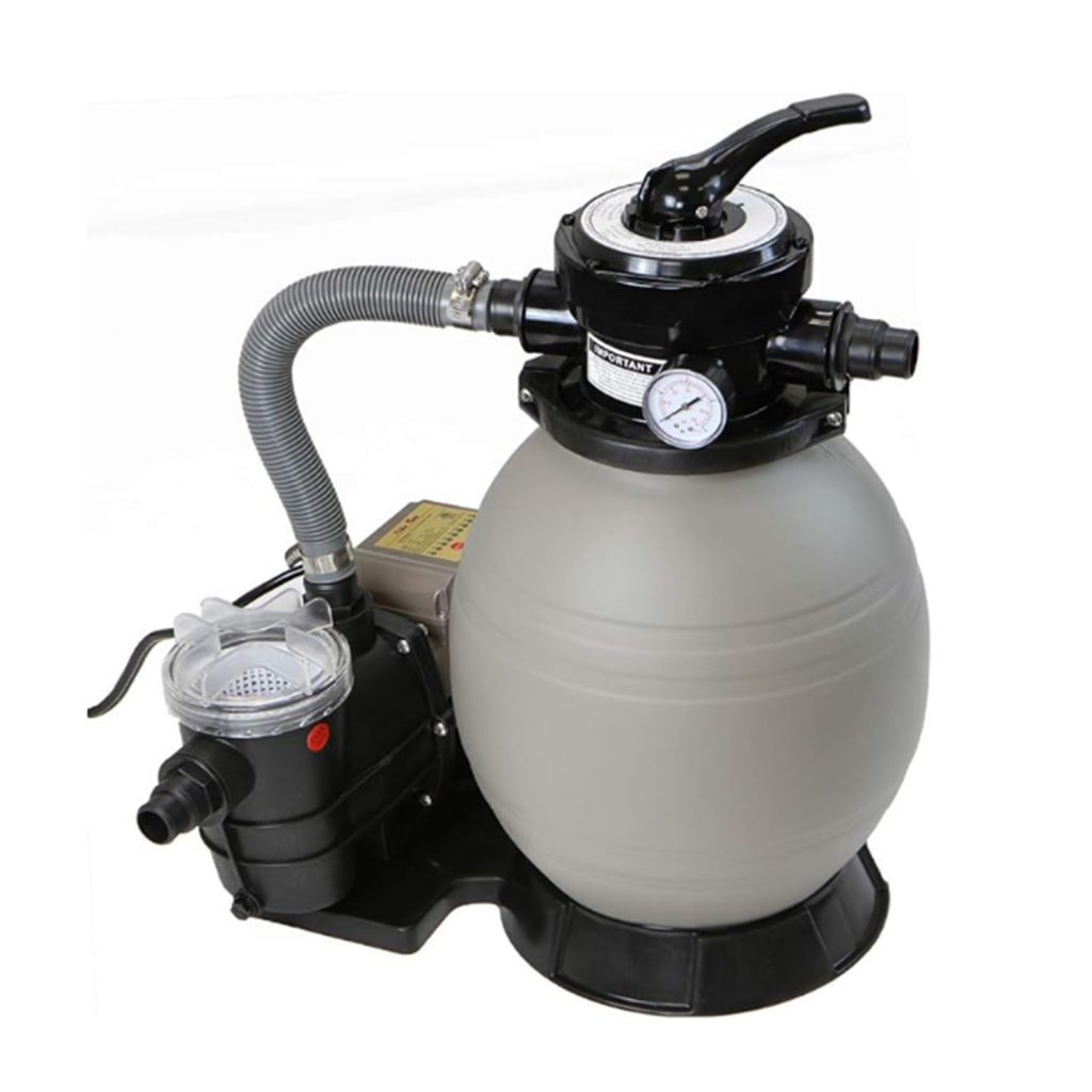 12″ Sand Filter Systemswith 0.35HP Pump with Timer for Above Ground Pool