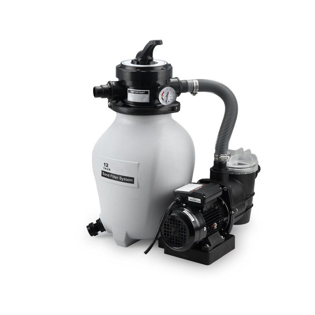 12 Inch Pool Sand Filter for 1/3 hp 1/2 hp Sand Filter Pump with Prefilter Small Sand Filter for Above Ground Pool