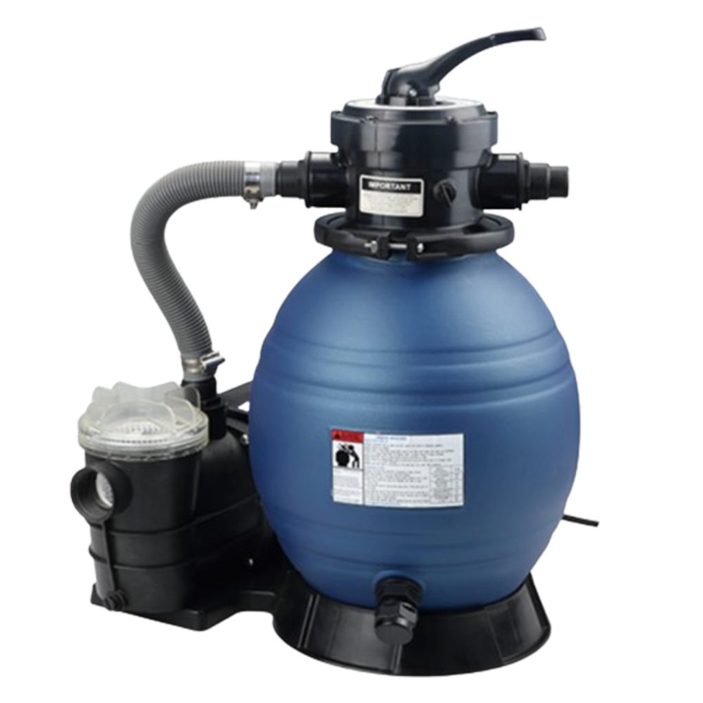 12 Inch Sand Filter Pump System with 0.35HP Prefilter Pump 4 Way Valve Pool Filter System